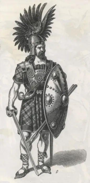Framed Print : 9th Century Scot Warrior Framed Print : 9th Century Scot Warrior