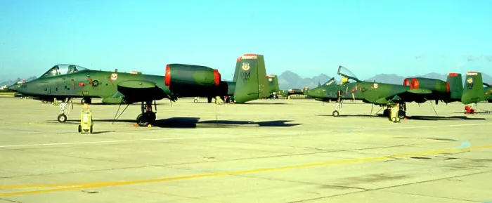 Framed Print : The A-10 flight-line at Davis-Monthan Air Force Base Framed Print : The A-10 flight-line at Davis-Monthan Air Force Base