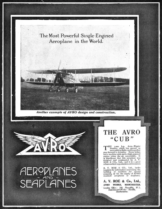 Framed Print : A. V. Roe & Co Ltd Framed Print : A. V. Roe & Co Ltd