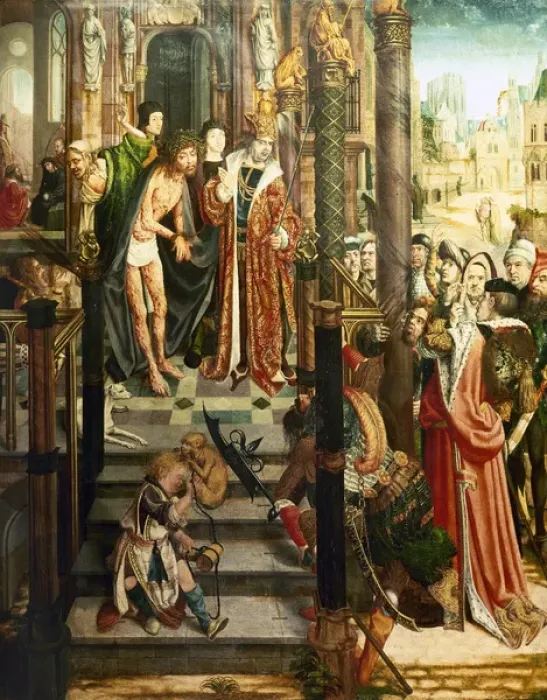 Framed Print : The Aachen Passion Altar. 1505-1510 Framed Print : The Aachen Passion Altar. 1505-1510
