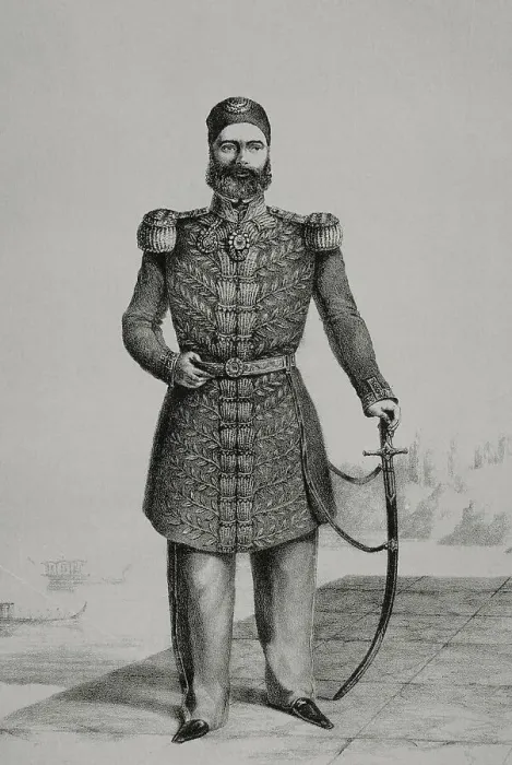 Framed Print : Abbas I of Egypt (1812-1854). Wali of Egypt under Framed Print : Abbas I of Egypt (1812-1854). Wali of Egypt under