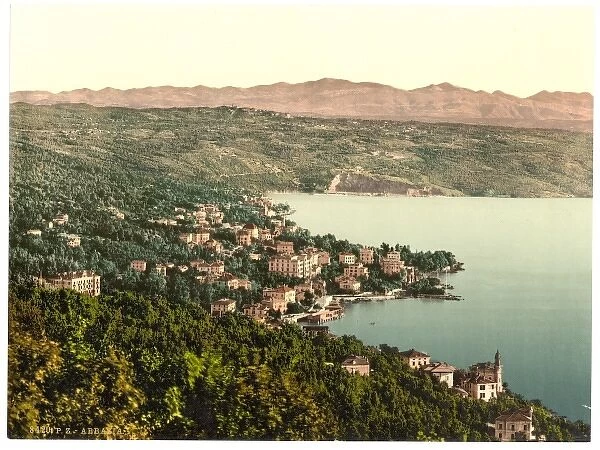 Abbazia, general view, Istria, Austro-Hungary