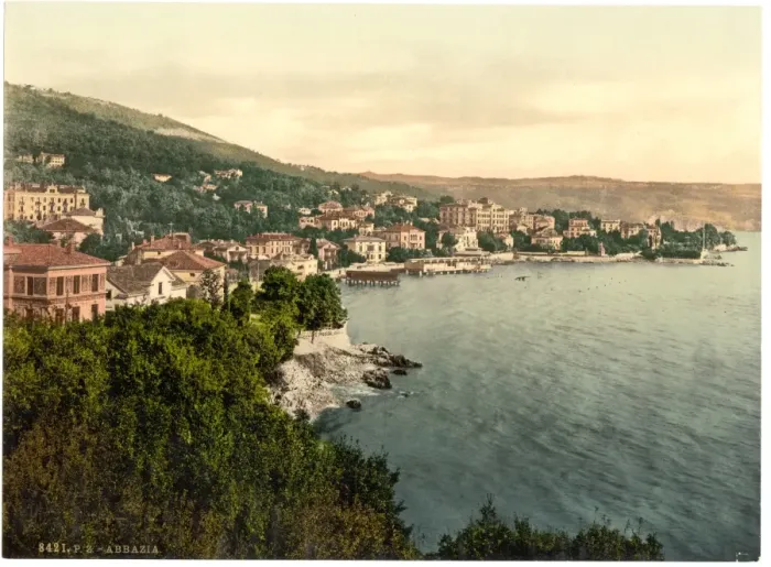 Framed Print : Abbazia, general view, Istria, Austro-Hungary Framed Print : Abbazia, general view, Istria, Austro-Hungary