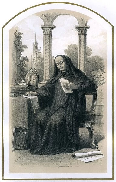 Abbe Suger / Lassalle. SUGER, ABBOT French divine, historian, abbot of Saint-Denis Date