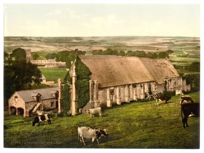 Framed Print : The Abbey, Abbotsbury, England Framed Print : The Abbey, Abbotsbury, England