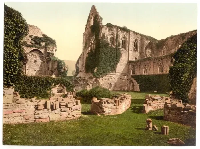 Framed Print : Abbey from the guest house, Tintern, England Framed Print : Abbey from the guest house, Tintern, England
