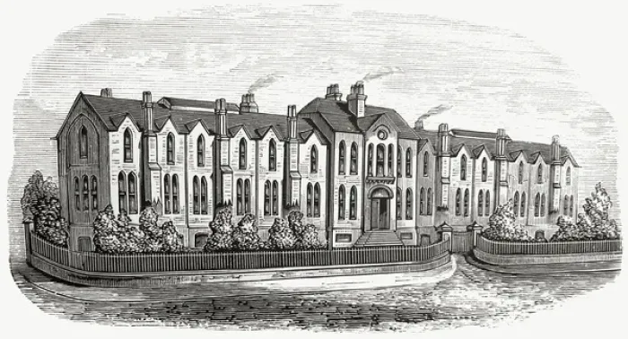 Framed Print : Abbot Industrial School, Gateshead Framed Print : Abbot Industrial School, Gateshead