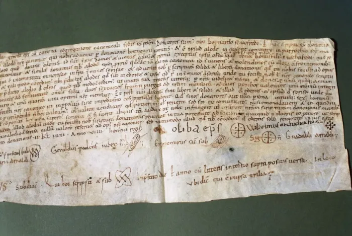 Framed Print : Abbot Oliba manuscript Framed Print : Abbot Oliba manuscript