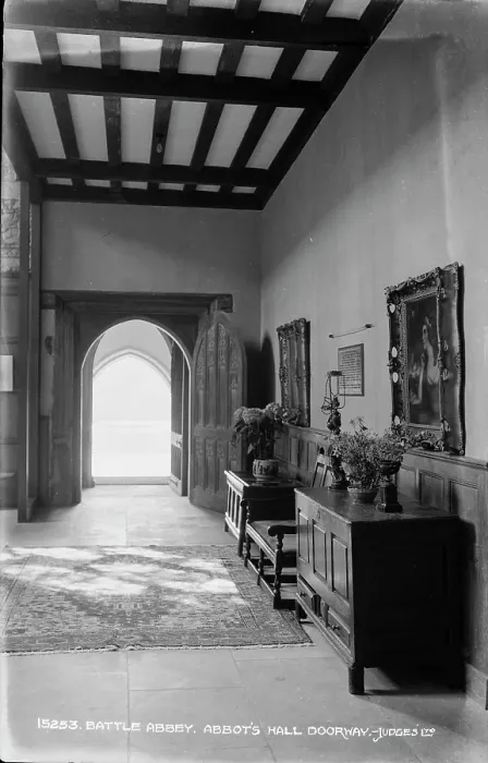 Framed Print : Abbot's Hall Doorway at Battle Abbey Framed Print : Abbot's Hall Doorway at Battle Abbey