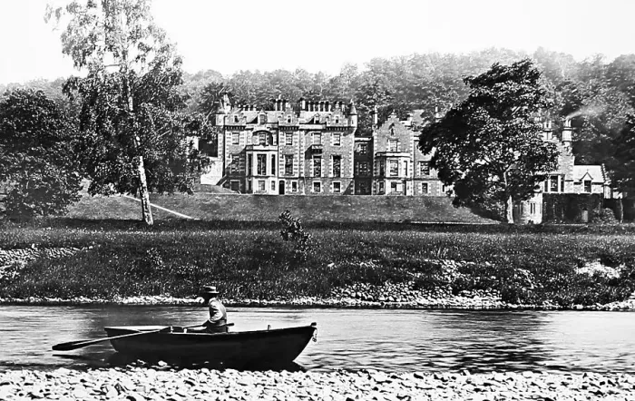Framed Print : Abbotsford House, Melrose, Scotland - Victorian period Framed Print : Abbotsford House, Melrose, Scotland - Victorian period