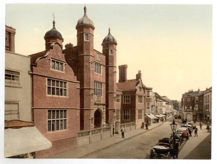 Framed Print : Abbotts Hospital, Guildford, England Framed Print : Abbotts Hospital, Guildford, England