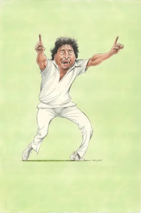 Framed Print : Abdul Qadir - Pakistan cricketer Framed Print : Abdul Qadir - Pakistan cricketer