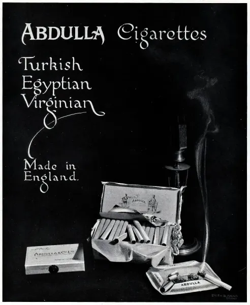 Abdulla Cigarettes Advertisement Print circa 1922. Art Prints, Posters &  Puzzles from Mary Evans