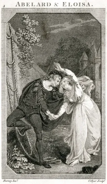 Framed Print : Abelard / Heloise / Burney Framed Print : Abelard / Heloise / Burney