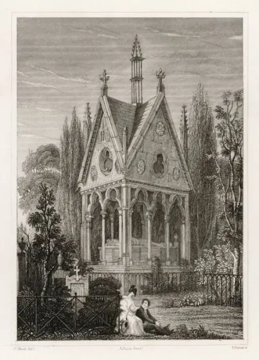 Framed Print : Abelard / Heloise / Tomb Framed Print : Abelard / Heloise / Tomb