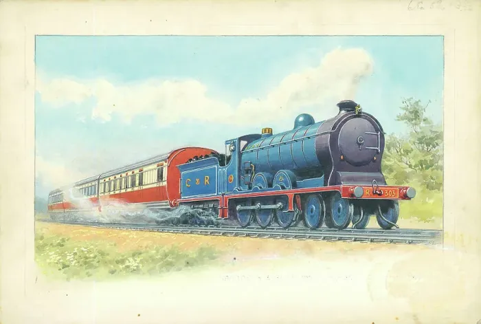 Framed Print : Aberdeen and Glasgow Express Caledonian Railway Framed Print : Aberdeen and Glasgow Express Caledonian Railway
