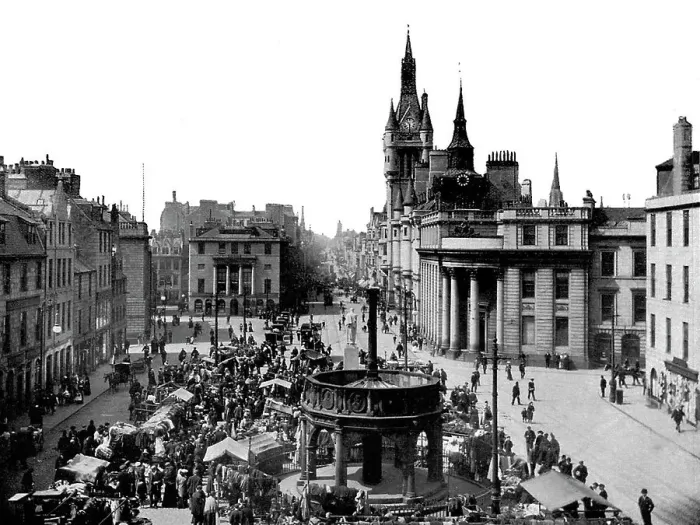 Framed Print : Aberdeen Union Street early 1900s Framed Print : Aberdeen Union Street early 1900s