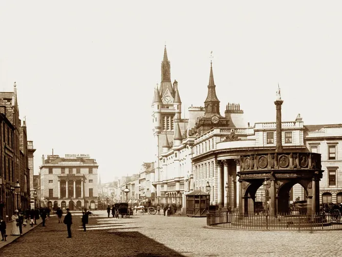 Framed Print : Aberdeen, Victorian period Framed Print : Aberdeen, Victorian period