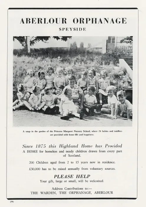 Framed Print : Aberlour Orphanage Advertisement Framed Print : Aberlour Orphanage Advertisement