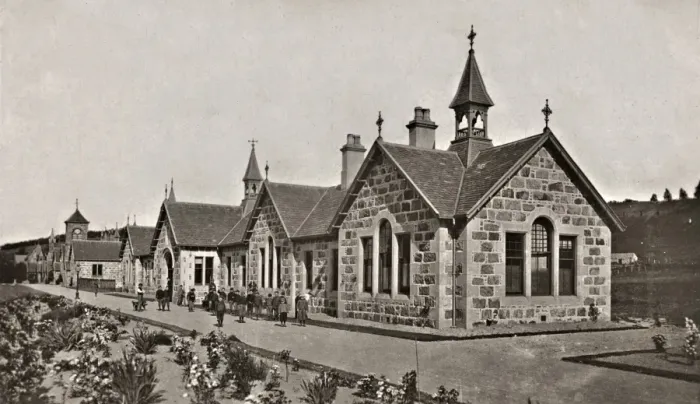 Framed Print : Aberlour Orphanage, Charlestown of Aberlour, Morayshire Framed Print : Aberlour Orphanage, Charlestown of Aberlour, Morayshire