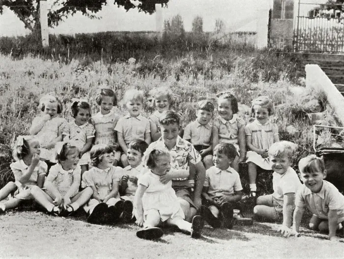 Framed Print : Aberlour Orphanage Nursery School 1950s Children Framed Print : Aberlour Orphanage Nursery School 1950s Children