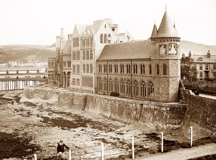 Framed Print : Aberystwyth College Victorian period Framed Print : Aberystwyth College Victorian period