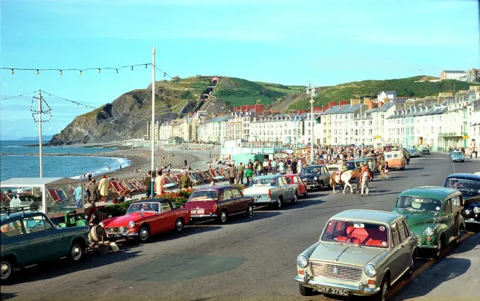 Framed Print : Aberystwyth - The promenade Framed Print : Aberystwyth - The promenade