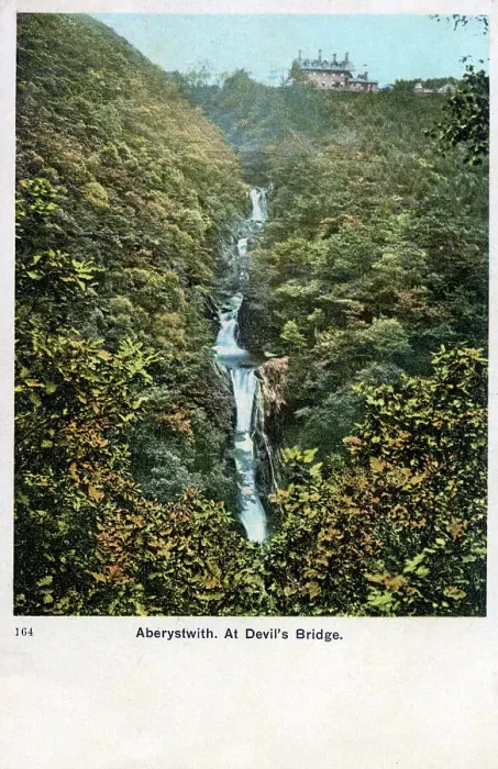 Framed Print : Aberystwyth, Wales - at Devil's Bridge Framed Print : Aberystwyth, Wales - at Devil's Bridge