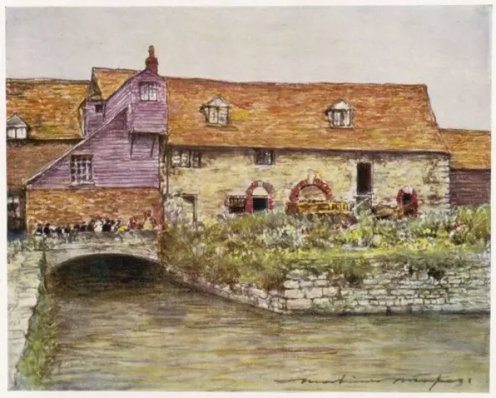 Framed Print : Abingdon  /  Mill  /  Menpes