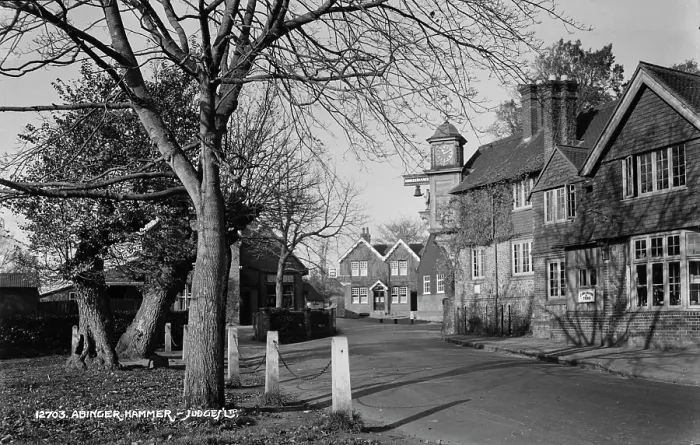Framed Print : Abinger Hammer Village Scene Framed Print : Abinger Hammer Village Scene
