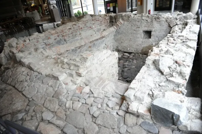 Framed Print : Aboa Vetus & Ars Nova. Aboa Vetus. Remains of six medieval Framed Print : Aboa Vetus & Ars Nova. Aboa Vetus. Remains of six medieval