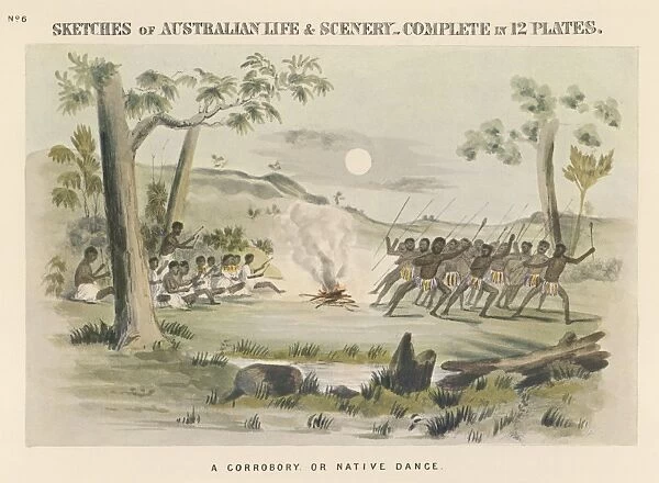Aborigines Dancing 1850S