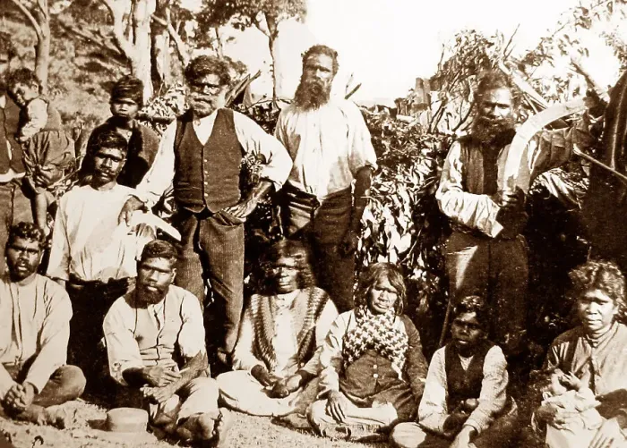 Framed Print : Aborigines, Victoria, Australia Framed Print : Aborigines, Victoria, Australia
