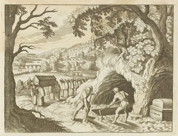 Framed Print : ABRAHAM BURIES SARA Framed Print : ABRAHAM BURIES SARA