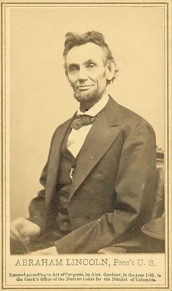 Abraham Lincoln, Pres t U. S