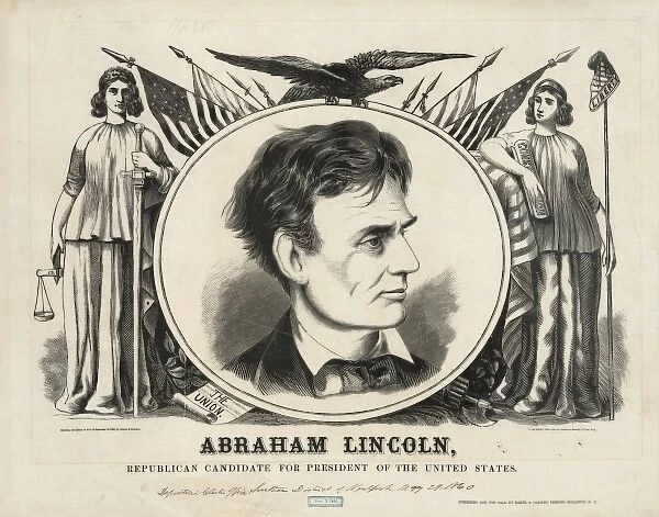 Abraham Lincoln, Republican candidate for president of the U