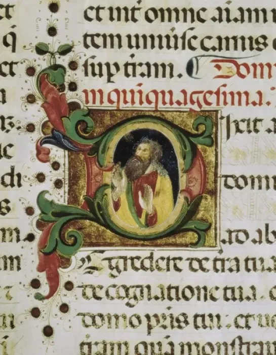 Framed Print : Abraham. Medieval manuscript Framed Print : Abraham. Medieval manuscript