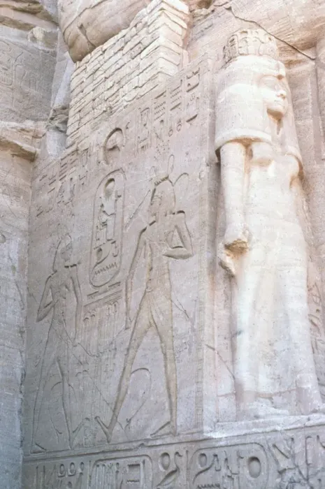Framed Print : Abu Simbel, entrance to tomb of Rameses II Framed Print : Abu Simbel, entrance to tomb of Rameses II
