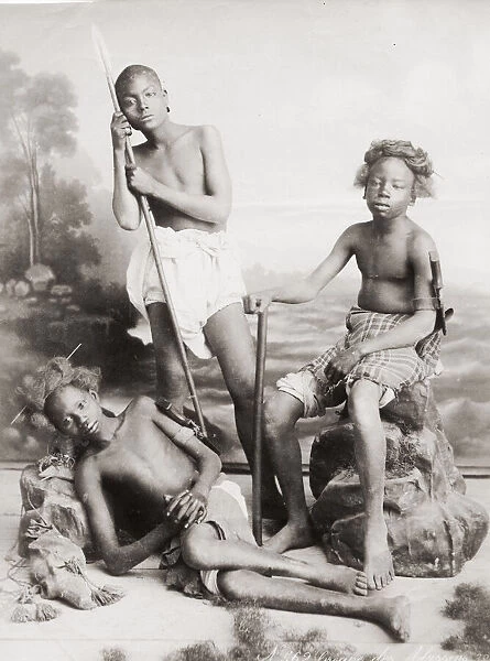 Abyssinia, group of Abyssinian boys