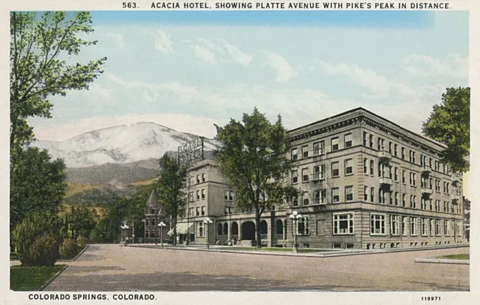 Framed Print : Acacia Hotel, Colorado Springs, Colorado, USA Framed Print : Acacia Hotel, Colorado Springs, Colorado, USA