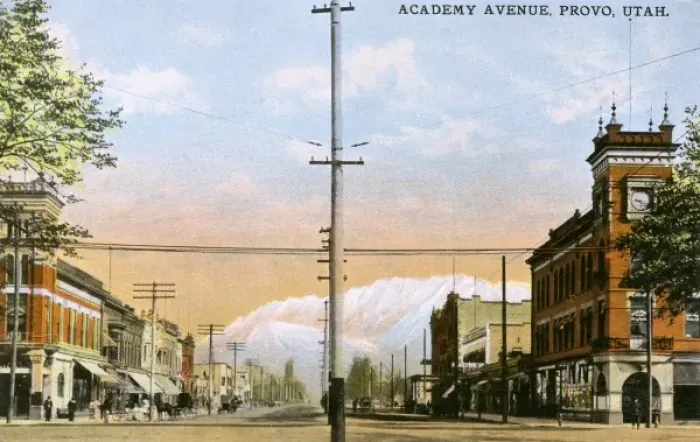 Framed Print : Academy Avenue, Provo, Utah Framed Print : Academy Avenue, Provo, Utah