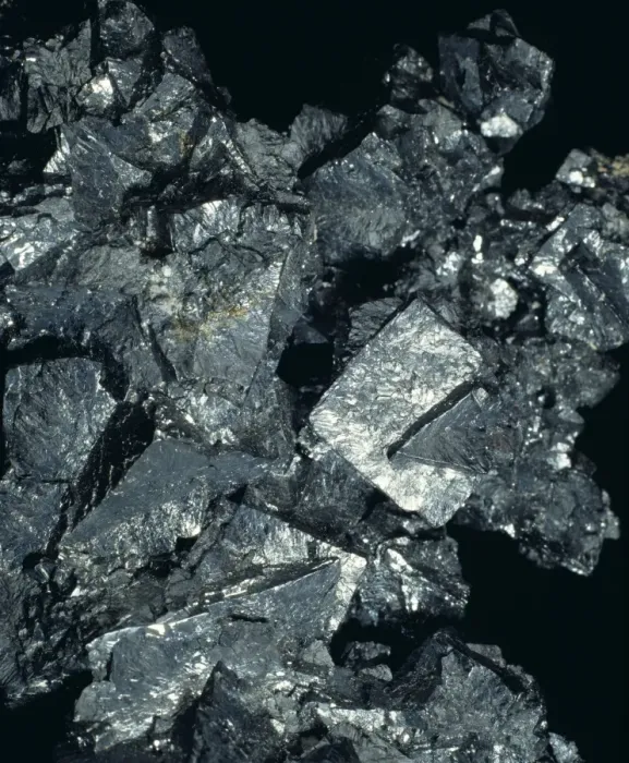 Framed Print : Acanthite. A specimen of the mineral acanthite (silver sulphide) Framed Print : Acanthite. A specimen of the mineral acanthite (silver sulphide)