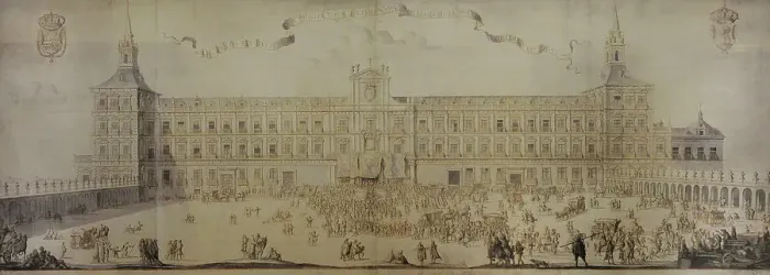 Framed Print : Acclamation of Philip V in Madrid (November 24, 1700) Framed Print : Acclamation of Philip V in Madrid (November 24, 1700)