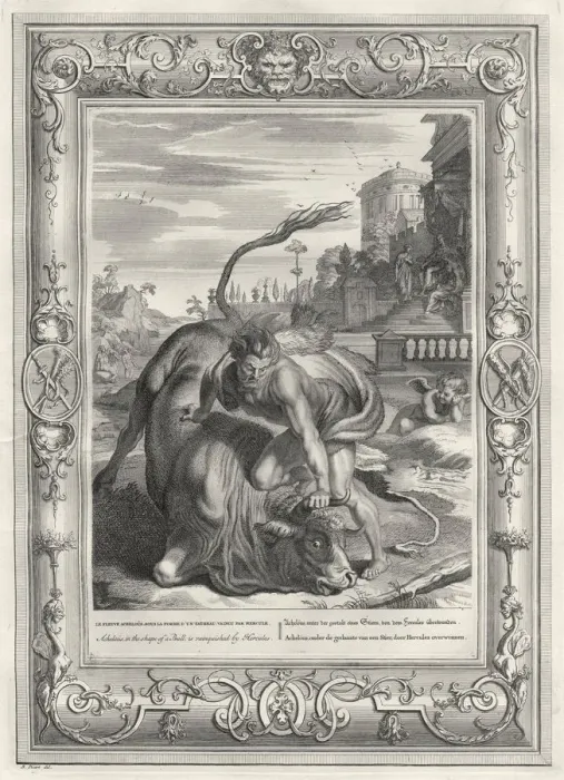 Framed Print : Achelous Vanquished Framed Print : Achelous Vanquished