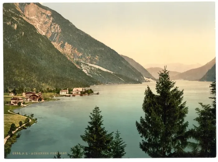 Framed Print : Achensee, Pertisau, Tyrol, Austro-Hungary Framed Print : Achensee, Pertisau, Tyrol, Austro-Hungary