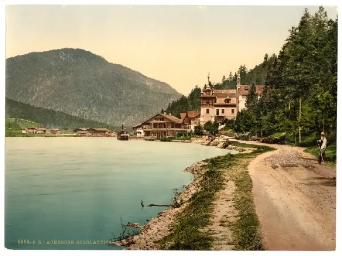 Framed Print : Achensee, Scholastica, Tyrol, Austro-Hungary Framed Print : Achensee, Scholastica, Tyrol, Austro-Hungary