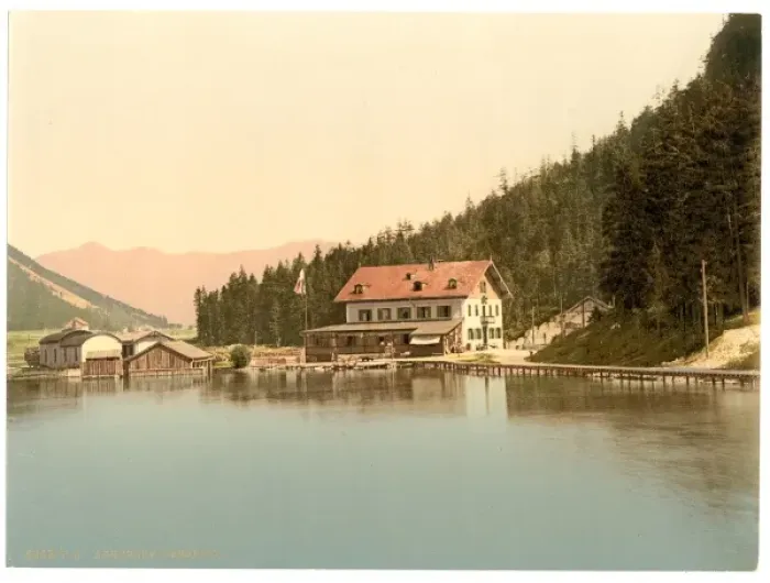 Framed Print : Achensee, Seepitz, Tyrol, Austro-Hungary Framed Print : Achensee, Seepitz, Tyrol, Austro-Hungary