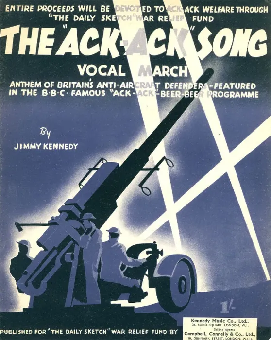 Framed Print : The Ack-Ack Song Framed Print : The Ack-Ack Song