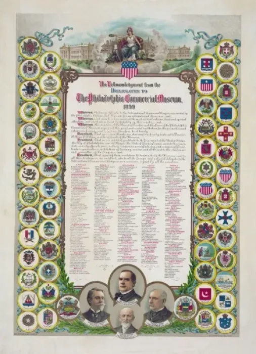 Framed Print : An acknowledgment from the delegates to the Philadelphia Com Framed Print : An acknowledgment from the delegates to the Philadelphia Com