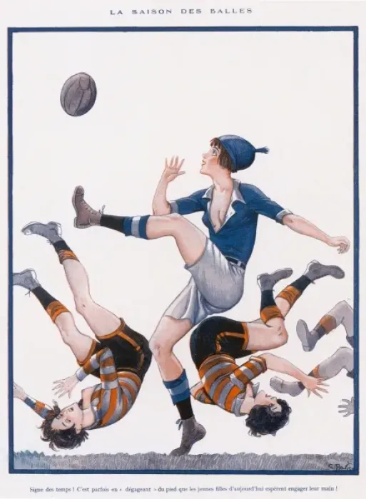 Framed Print : Acrobatic Ladies Footy Framed Print : Acrobatic Ladies Footy